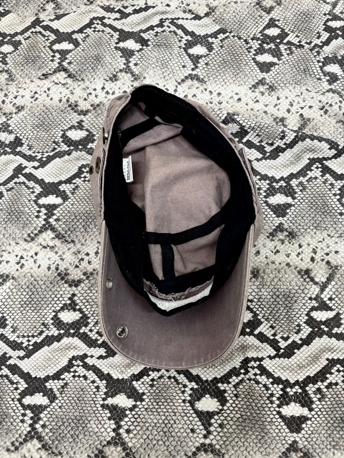 “Vintage” Y2K Grunge Mood Stud Detail Ca 상품이미지4