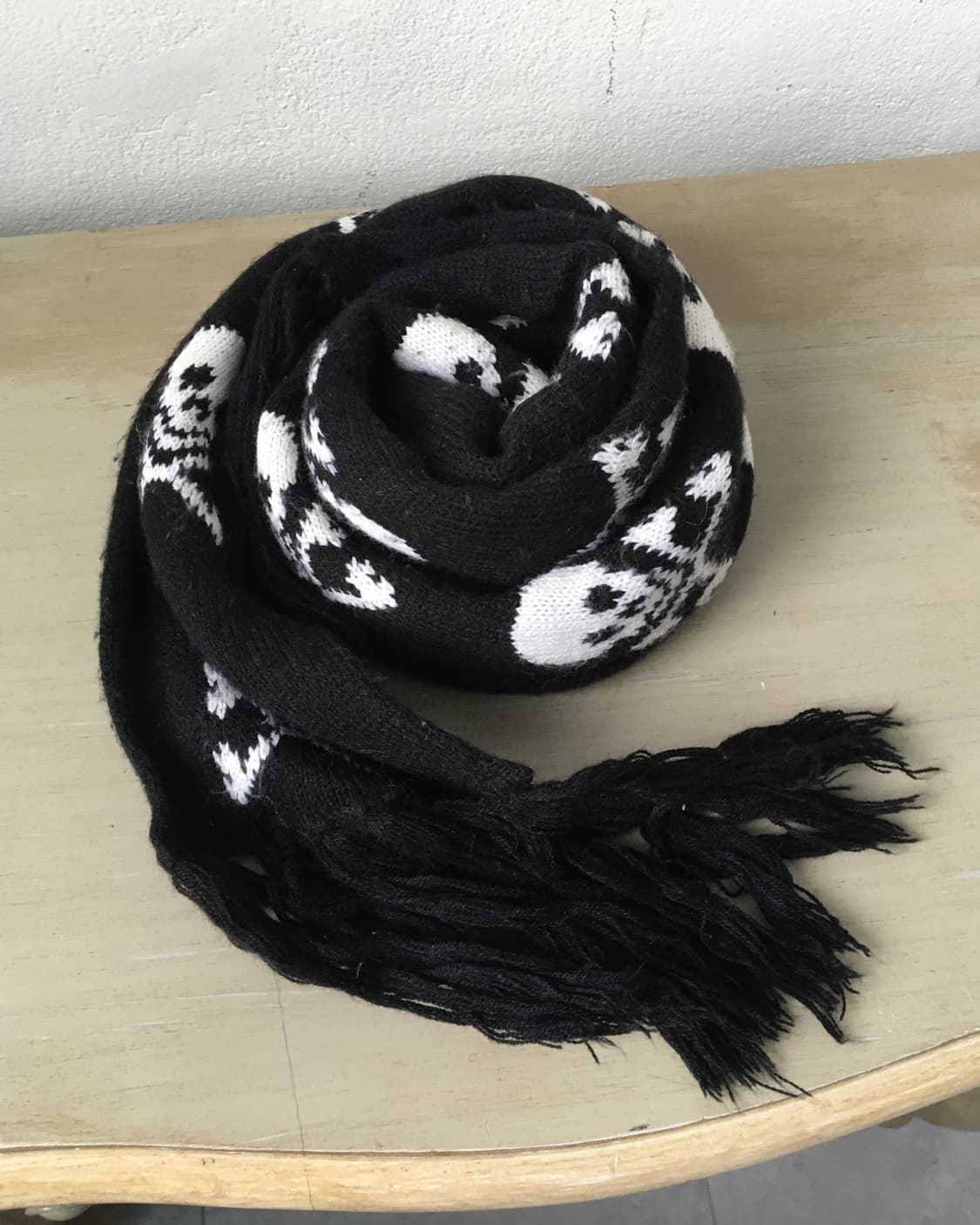  skull pattern muffler 상품이미지2