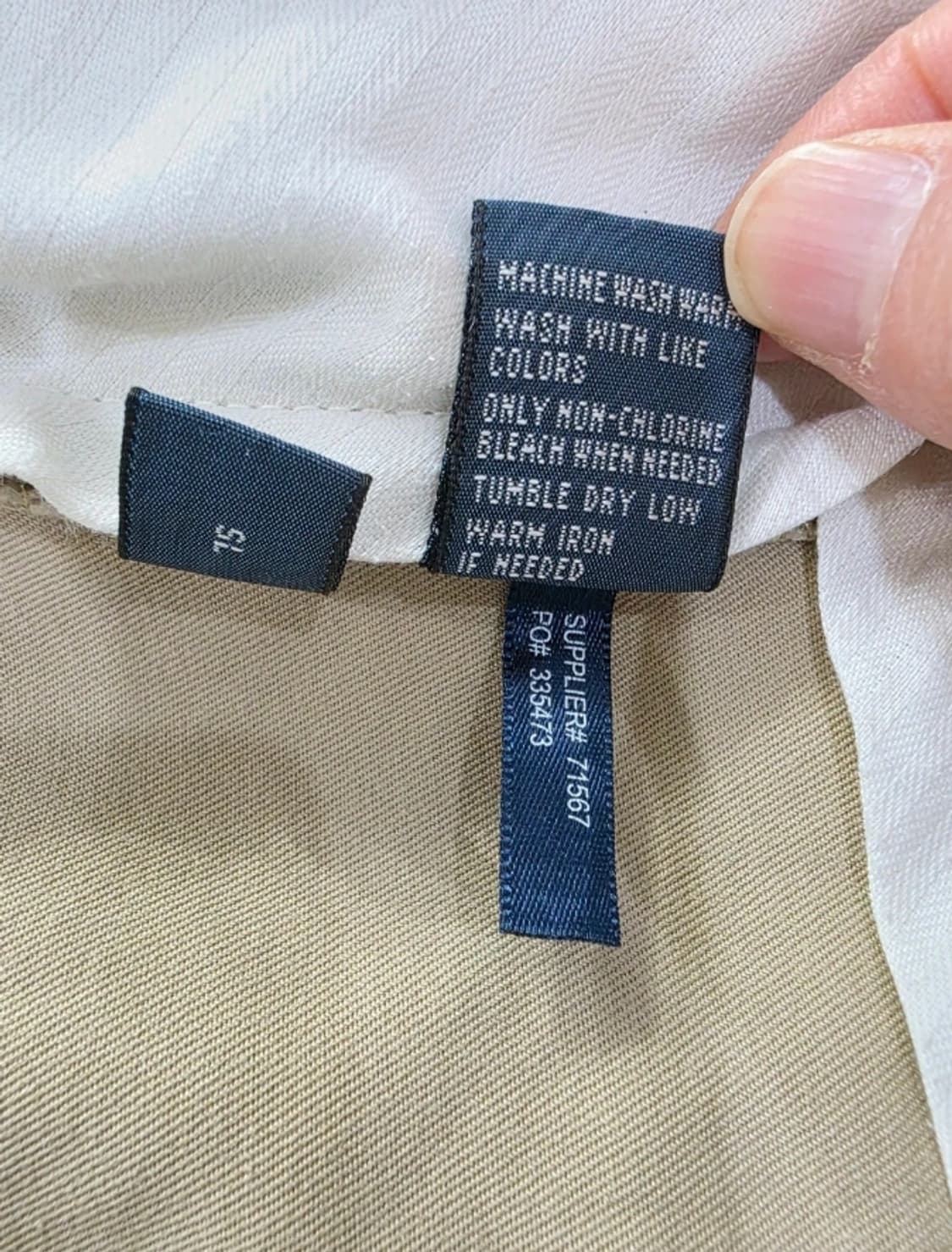 폴로 랄프로렌 서필드 핏 베이지 면바지 34~36 상품이미지7