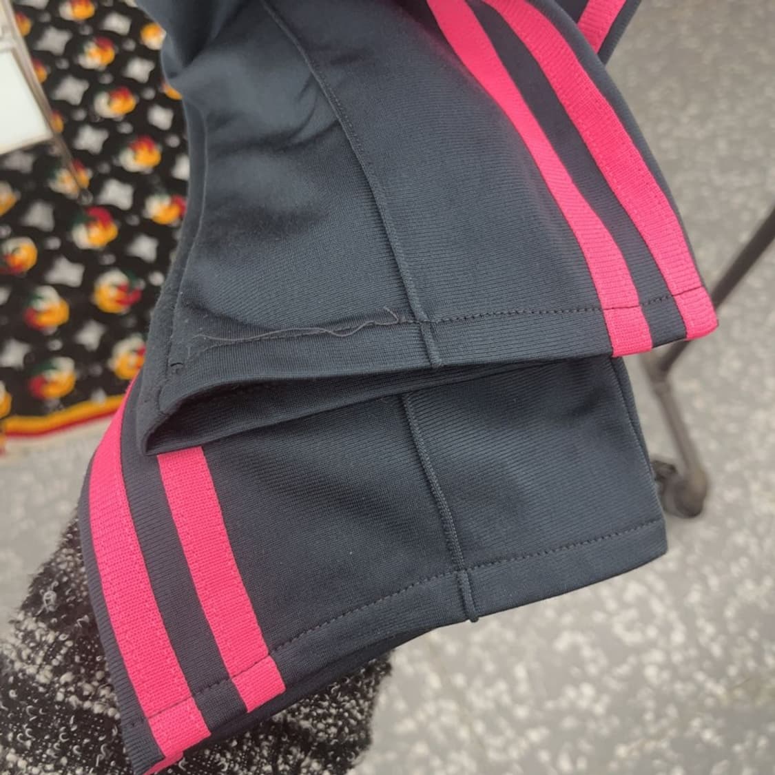 아디다스 파이어버드 Y2K 그레이핑크 슬림핏 트랙팬츠 85 C06747 상품이미지5