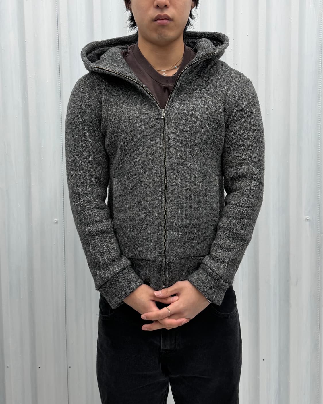 Tornado Mart mixed hoodie zip 상품이미지1