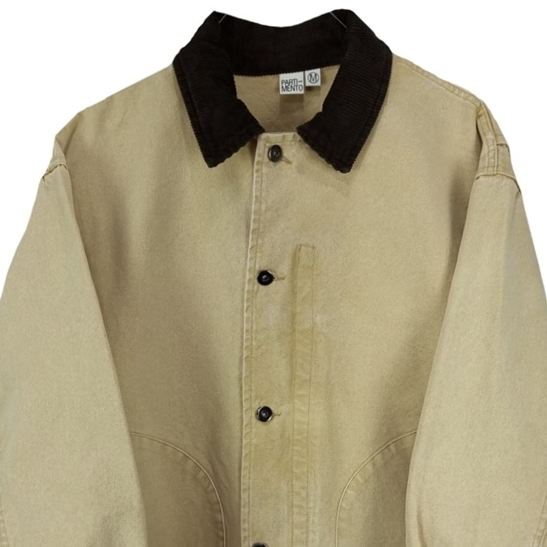 [파르티멘토] 코듀로이 골덴 카라 오버핏 워크 자켓 샌드 M19285 상품이미지4