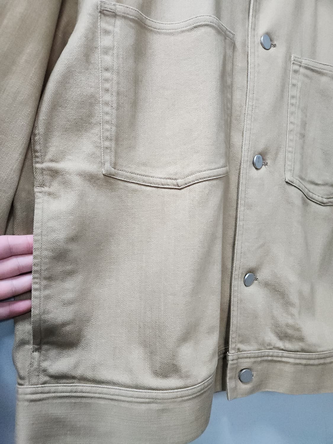 코스 COS 릴렉스드핏 투포켓 트윌 워크 자켓 상품이미지6