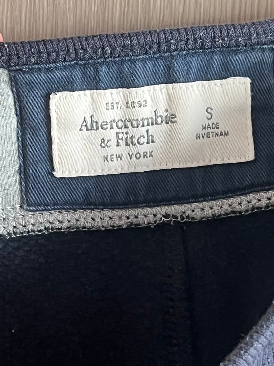 Y2k Abercrombie 아베크롬비 클래식 네이비 후드 팬츠 셋업 S 상품이미지10