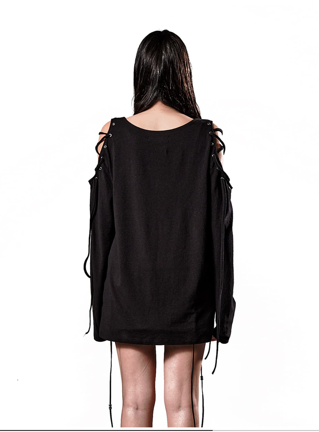 eyang CUT-OUT LACED EYELET LONGSLEEVE TO 상품이미지2