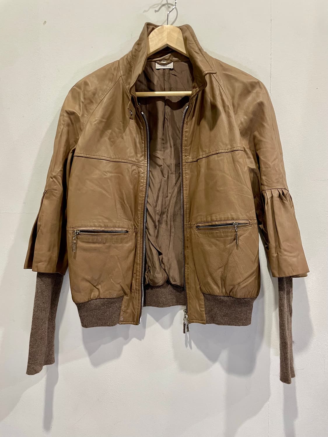 Brunello Cucinelli 가죽 자켓 44사이즈 매장판 상품이미지1