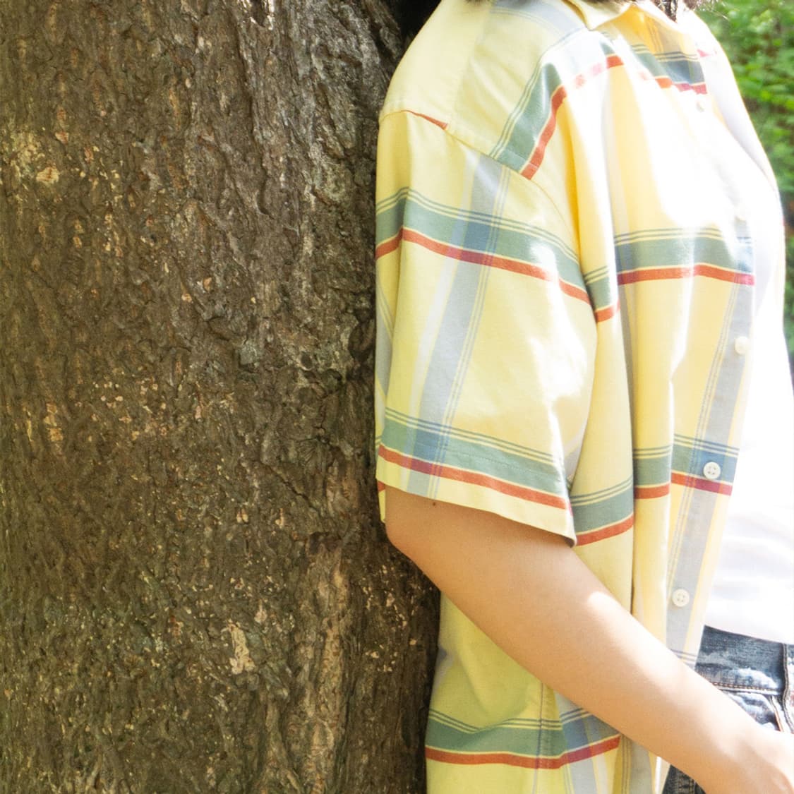 [BEAN POLE] 레몬 피크닉 체크 셔츠 상품이미지1