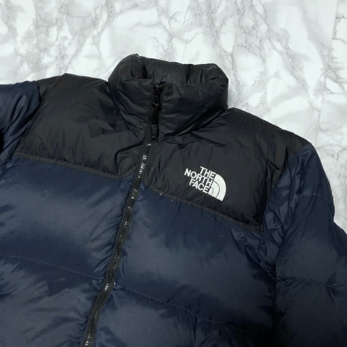 노스페이스 눕시 패딩 800 구스다운 네이비 상품이미지2