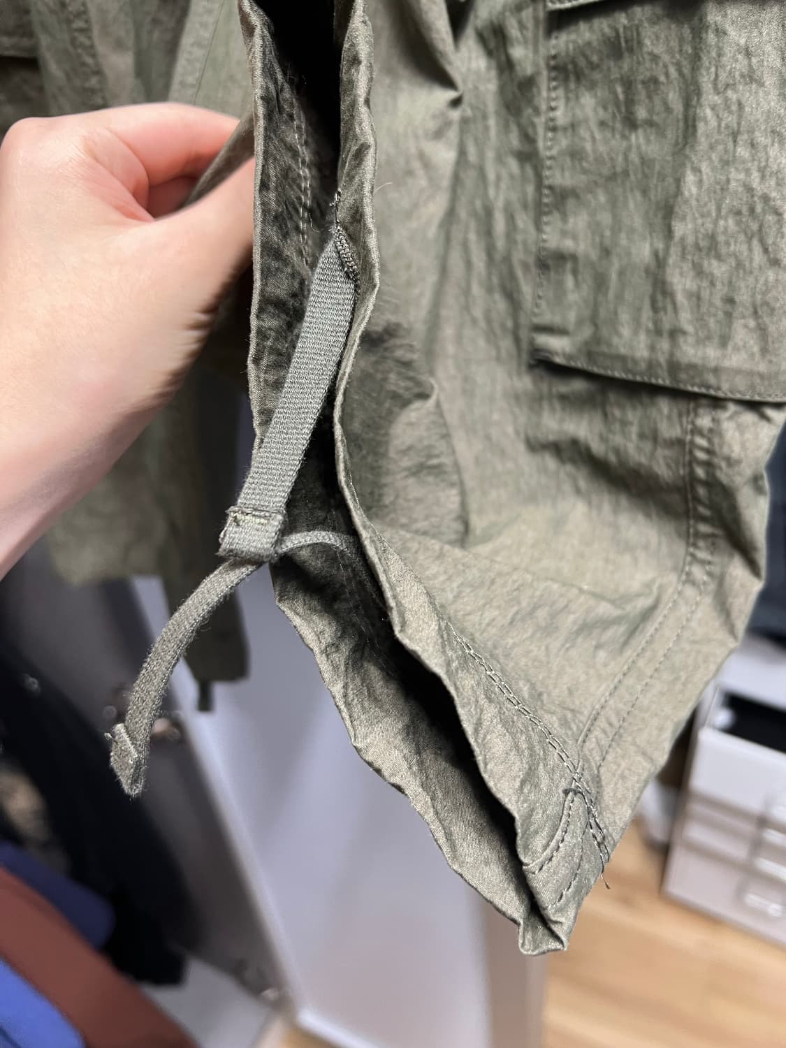 8P BATTLEFIELD PANTS / OLIVE C/N s사이즈 상품이미지5