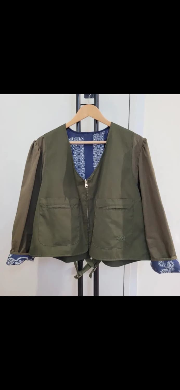 Voca vaca 보카바카 페이즐리 리버시블 자켓 상품이미지4