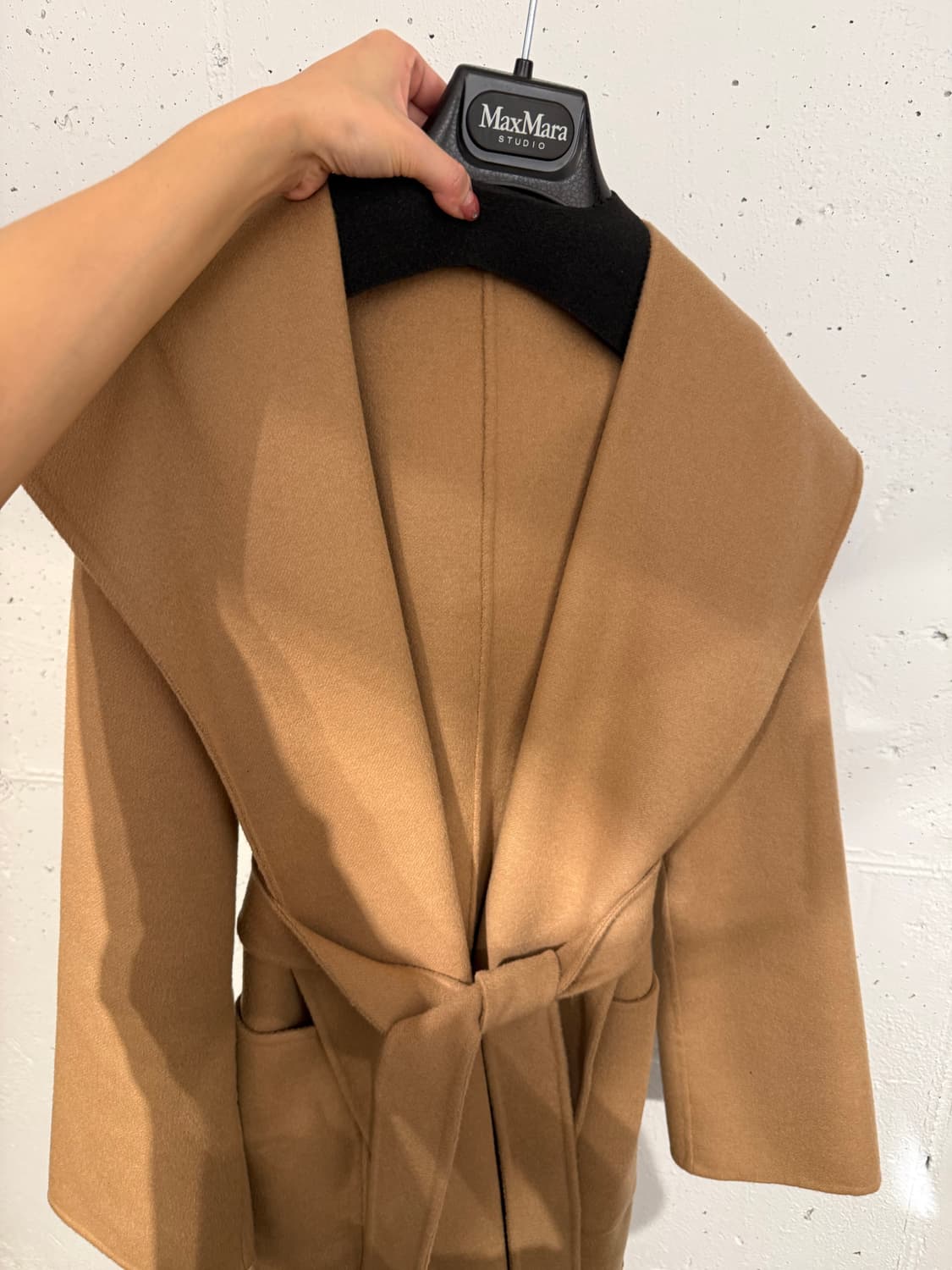 막스마라 후드 캐시미어 코트 정품 상품이미지5
