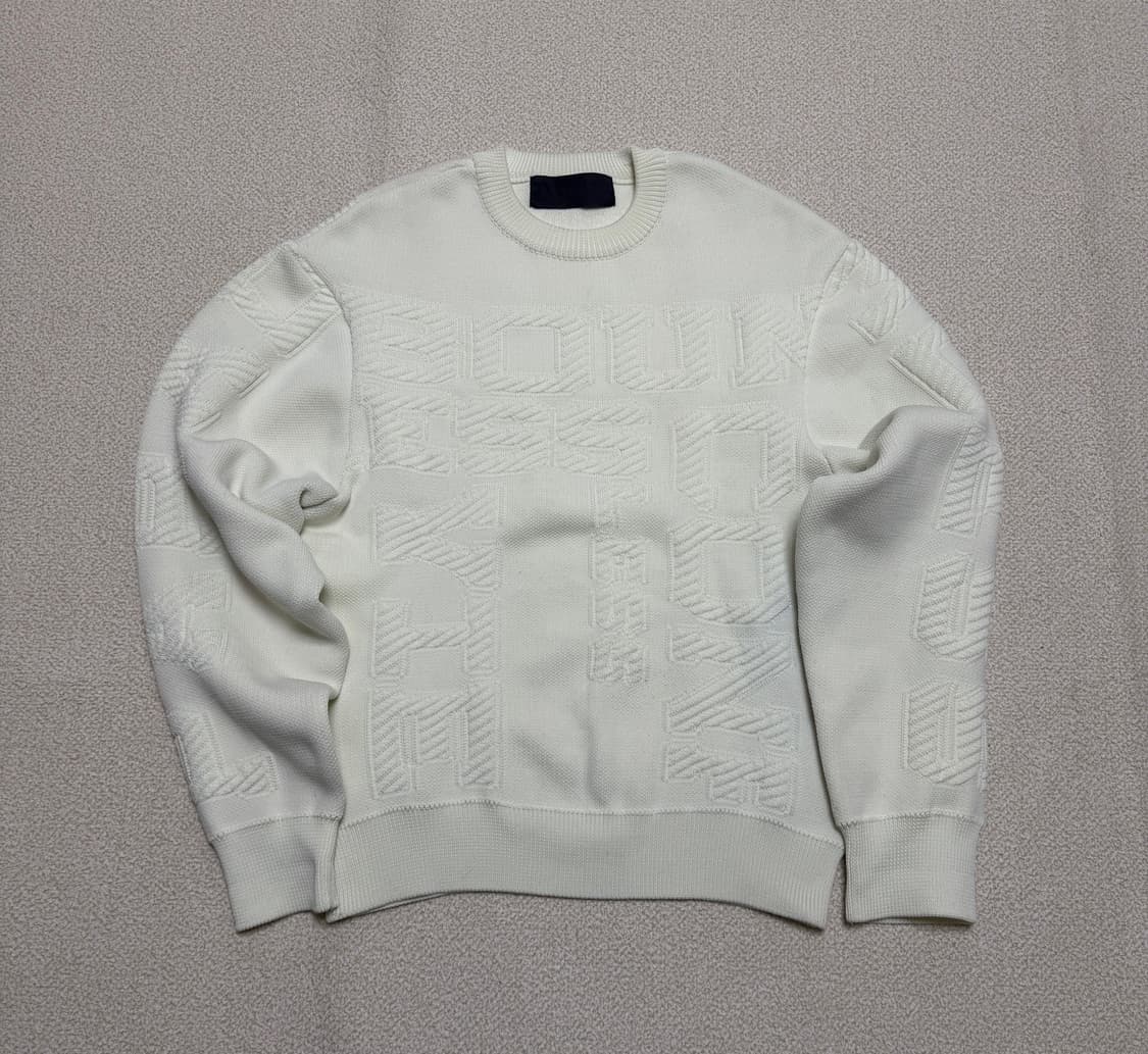  준지 16fw 젠더리스 엠블럼 니트 스웨터 상품이미지1