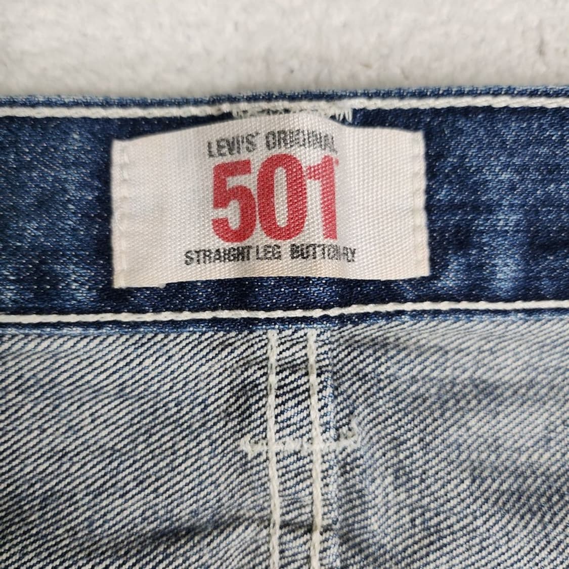 LEVI'S 501 스트레이트핏 워싱데님 팬츠 상품이미지6