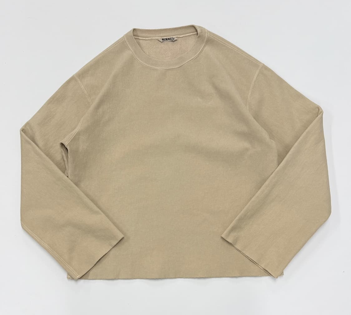 Auralee cut-off sweatshirt 상품이미지2