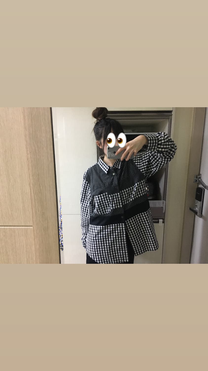 꼼데가르송 dot&check shirts 상품이미지10