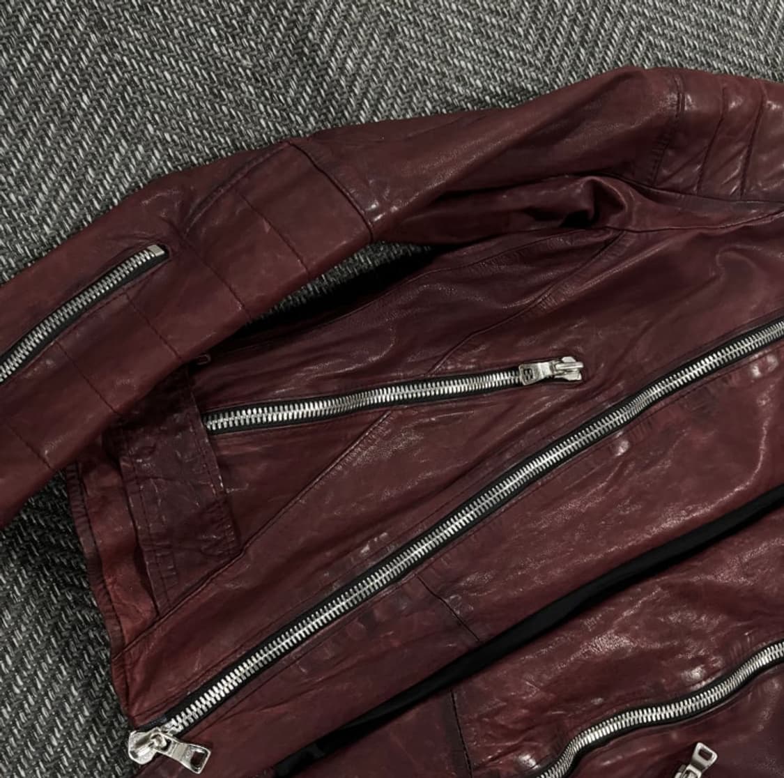 Lamb skin leather jacket 상품이미지6