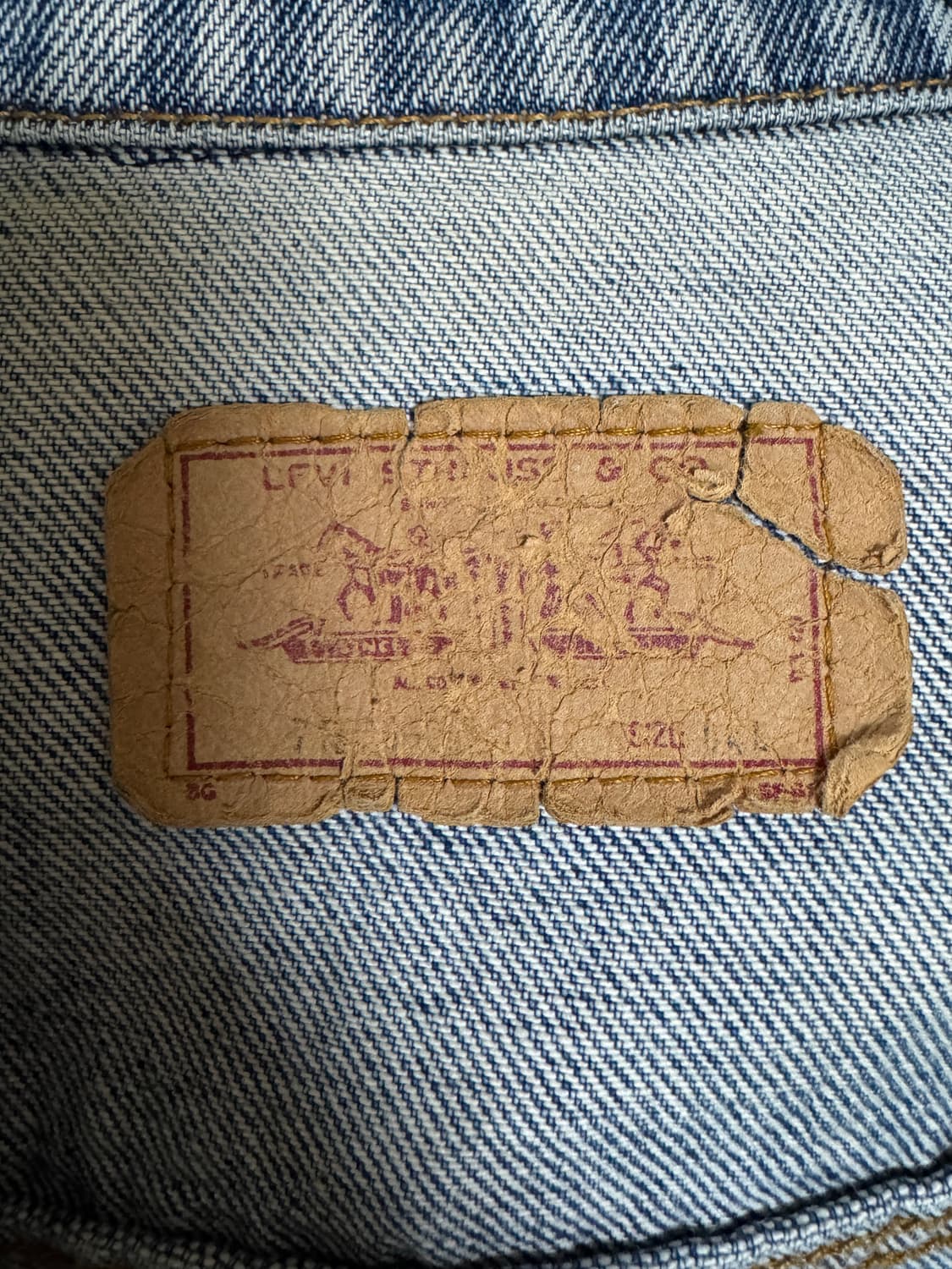 [Made in USA] 80s 리바이스 지쟌 3세대 트러커 데님 자켓 상품이미지7