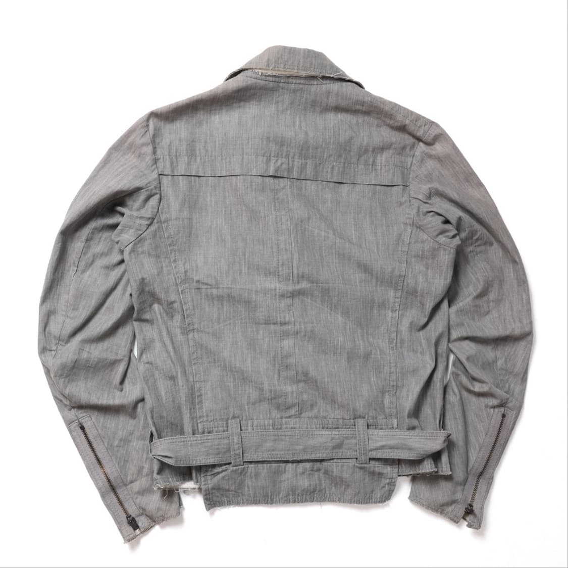 Y's Belted Cotton Wrap Up Jacket    상품이미지6