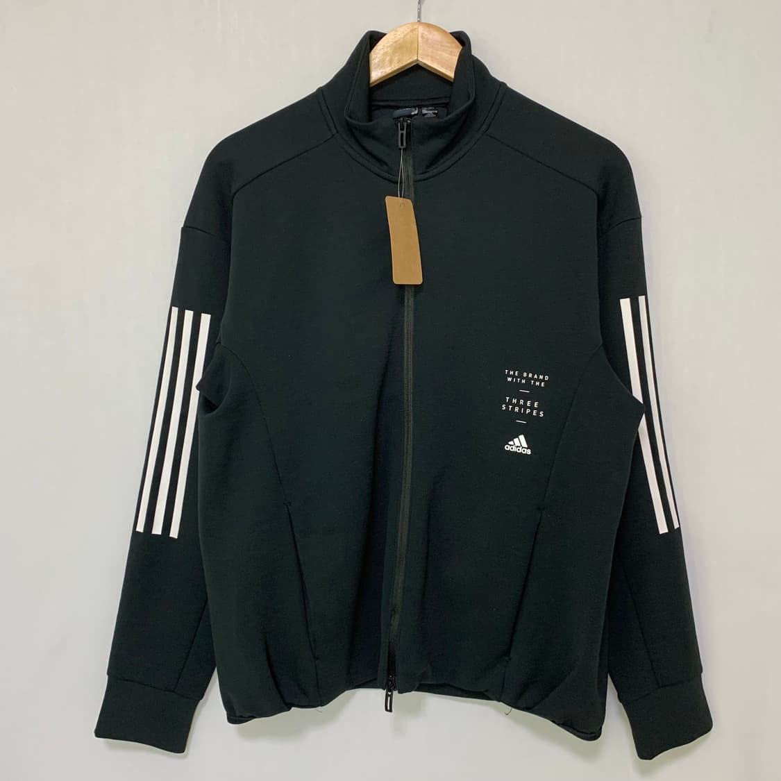 아디다스 삼선 트랙탑 블랙 빈티지 무채색 져지 고프코어 00s 2010 상품이미지2