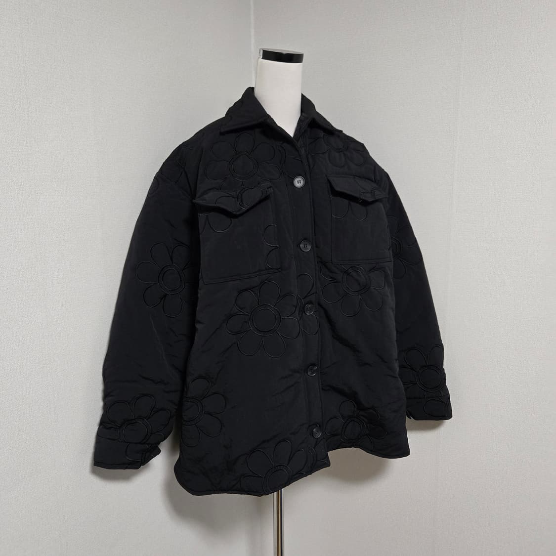 빈티지 플라워패턴 퀼팅 패딩자켓 / 여성 점퍼/ 여성 자켓  상품이미지5