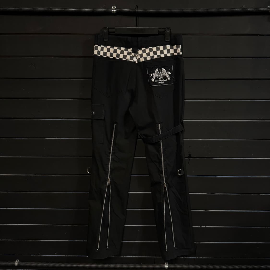 Punk back zipper pants 상품이미지1