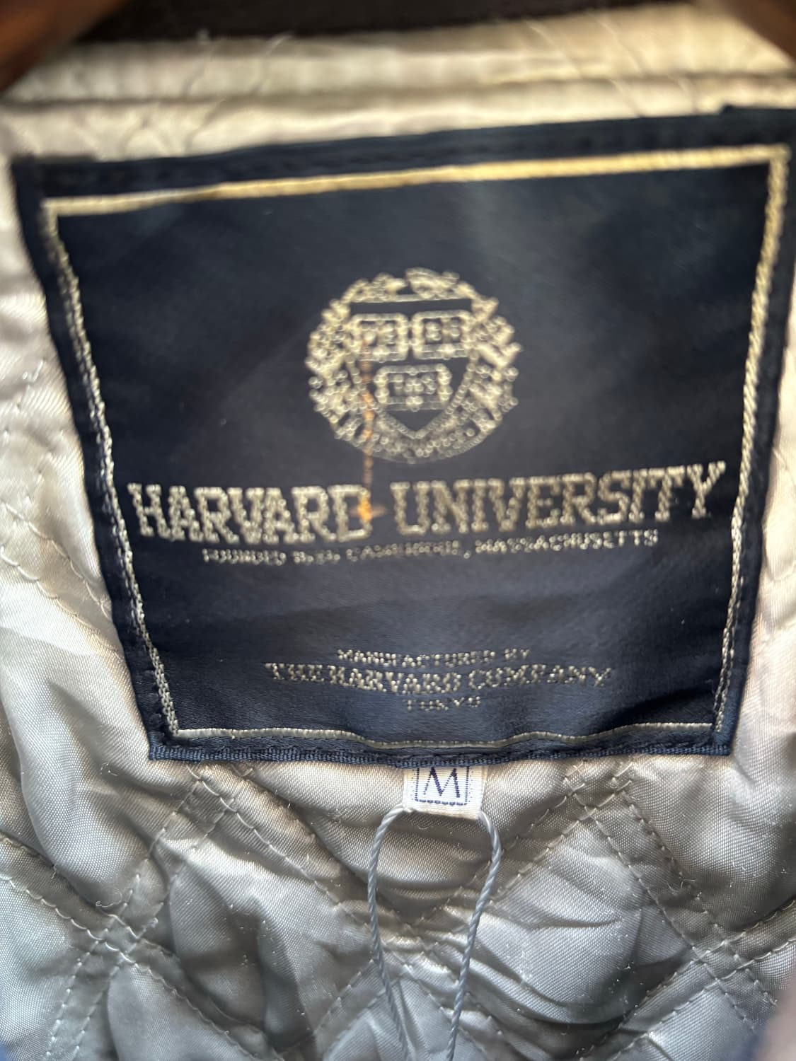 70s 하버드대학교 울레더 바시티자켓 상품이미지8