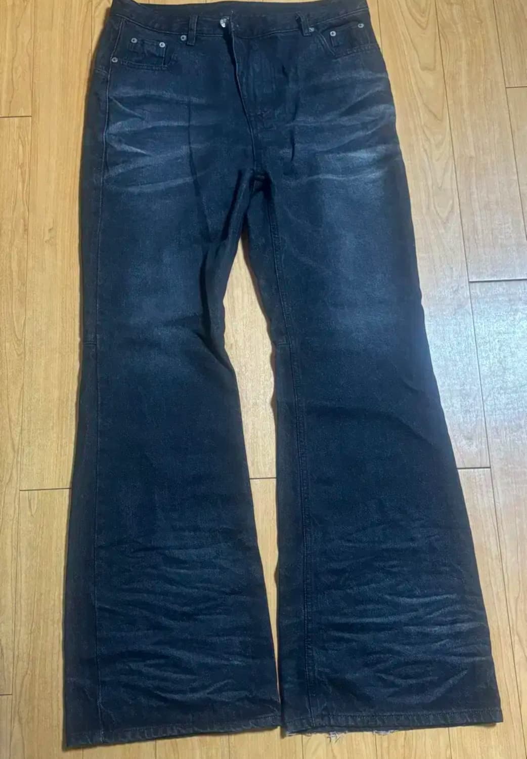 카미엔 Kamien 플레어 데님 CROSS DART DENIM JEAN 상품이미지2