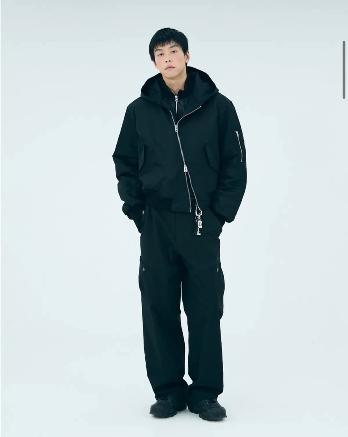 뎁스 후디 ma-1 블랙 상품이미지1