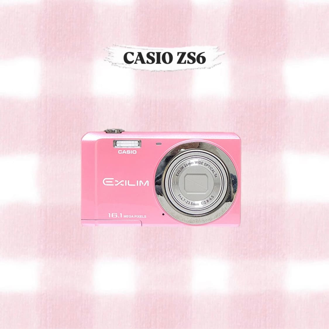 카시오 엑슬림 ZS6 베이비핑크 빈티지디카 상품이미지1