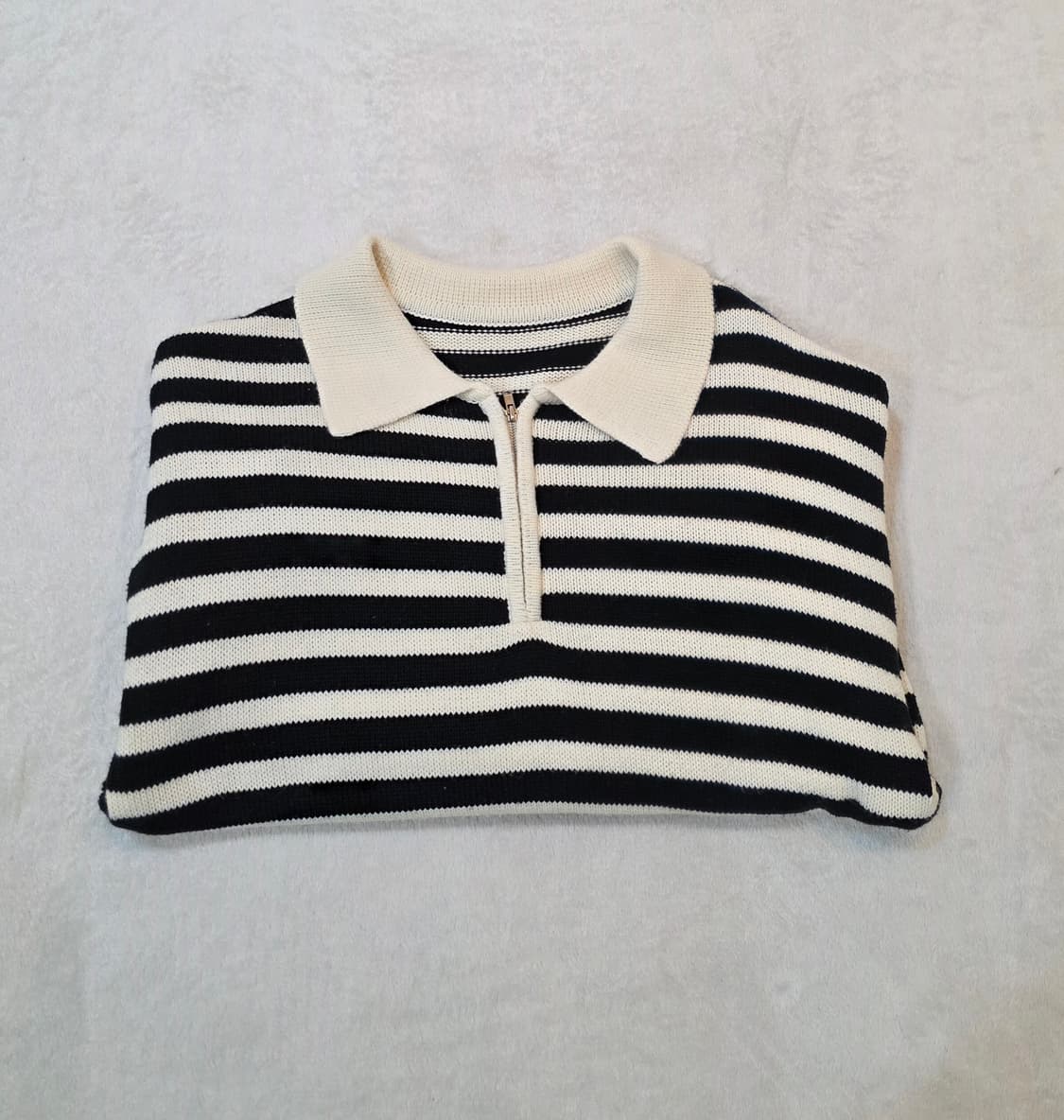 (남성) 빈티지 케쥬얼 넥카라 니트 상품이미지3