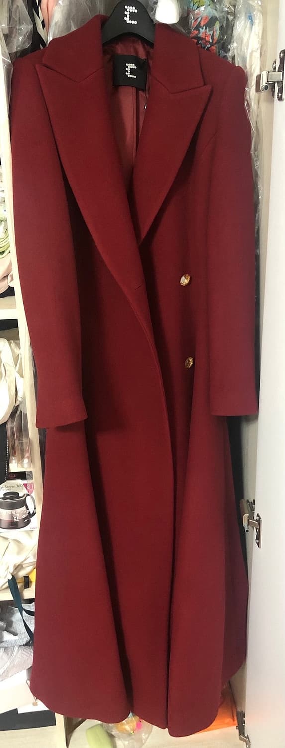 씨호린 cholyn ) 프라자 코트, 레드컬러 S size 상품이미지6