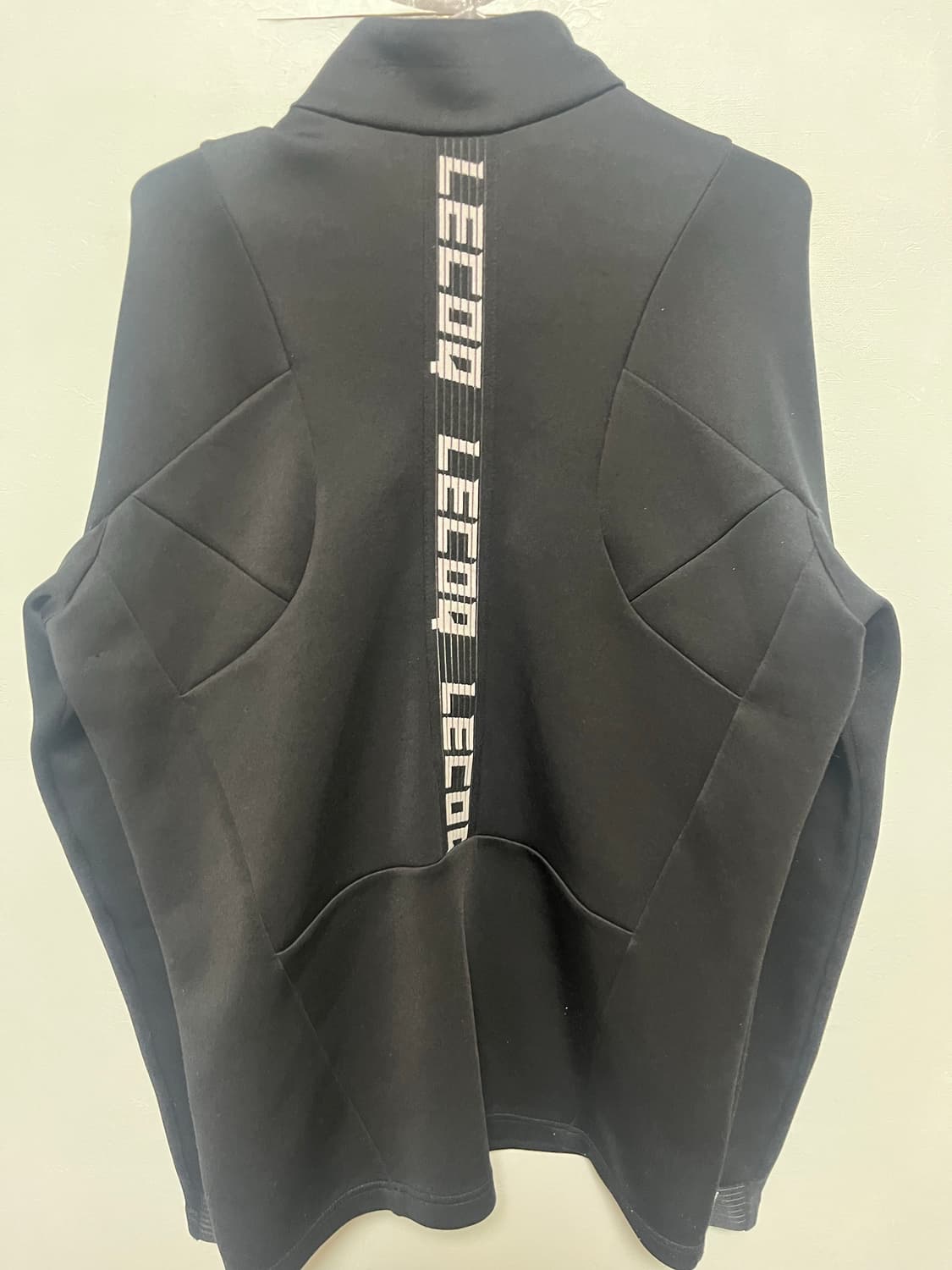 르꼬끄스포르티브 검정색 집업 져지 상품이미지6