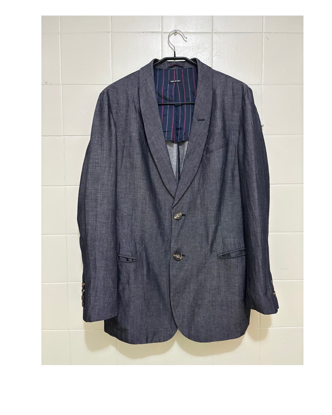 조르지오 아르마니 울 린넨 블레이저 상품이미지1