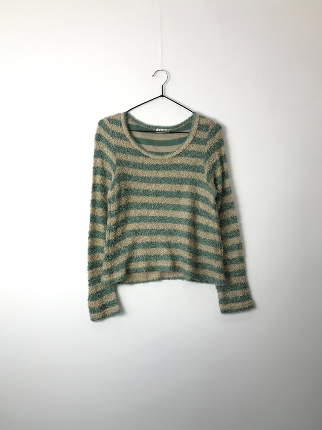 Axes Femme Mint Acrylic Striped Sweater 상품이미지3