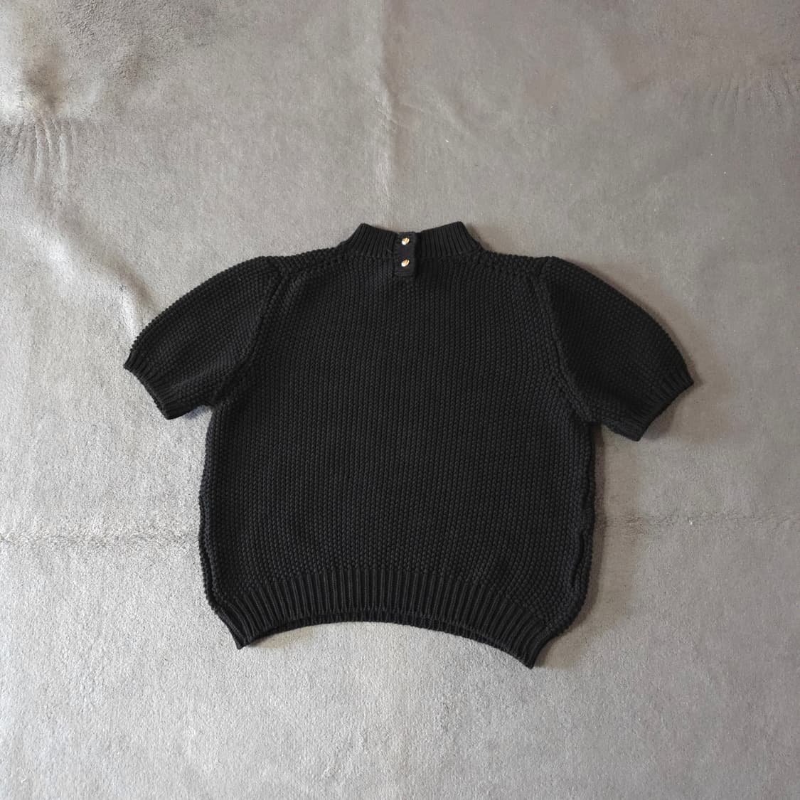 LENUEE 르누이 크로셰 하프넥 니트 탑 반팔니트 상품이미지7