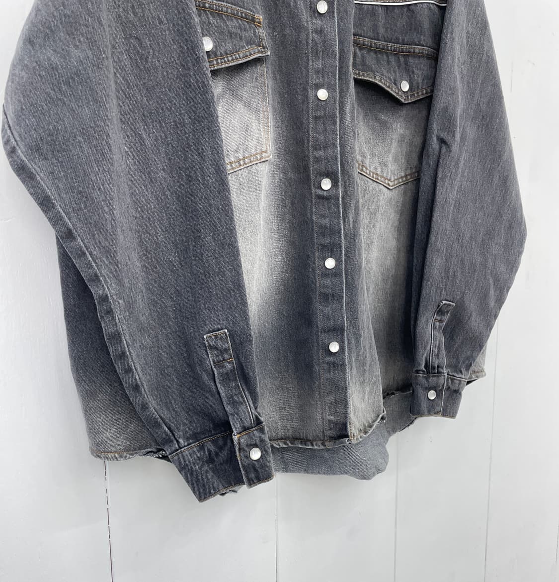 리펠러(REPELLER) 웨스턴 워싱 데님 셔츠 상품이미지4