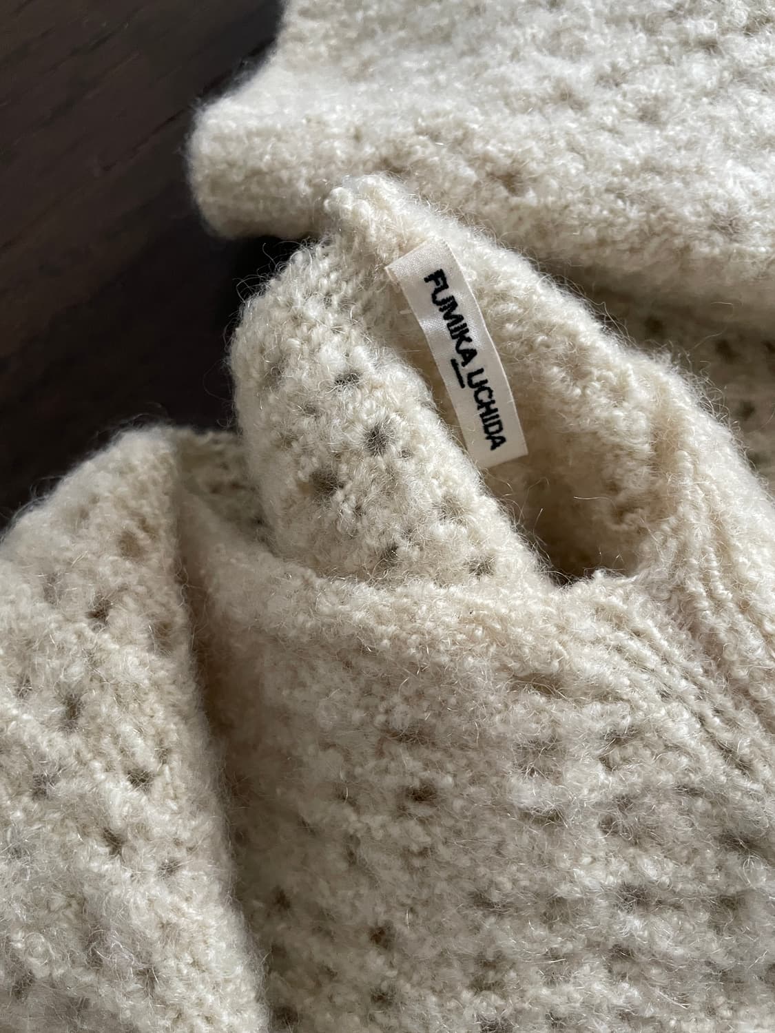 후미카우치다 fumika uchida mohair mesh top 상품이미지7