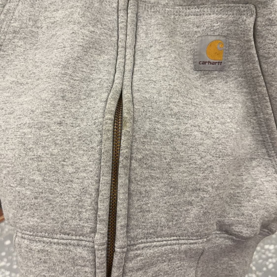 칼하트 베이직 빈티지 캐주얼 오버핏 기모 집업 M C09234 상품이미지7