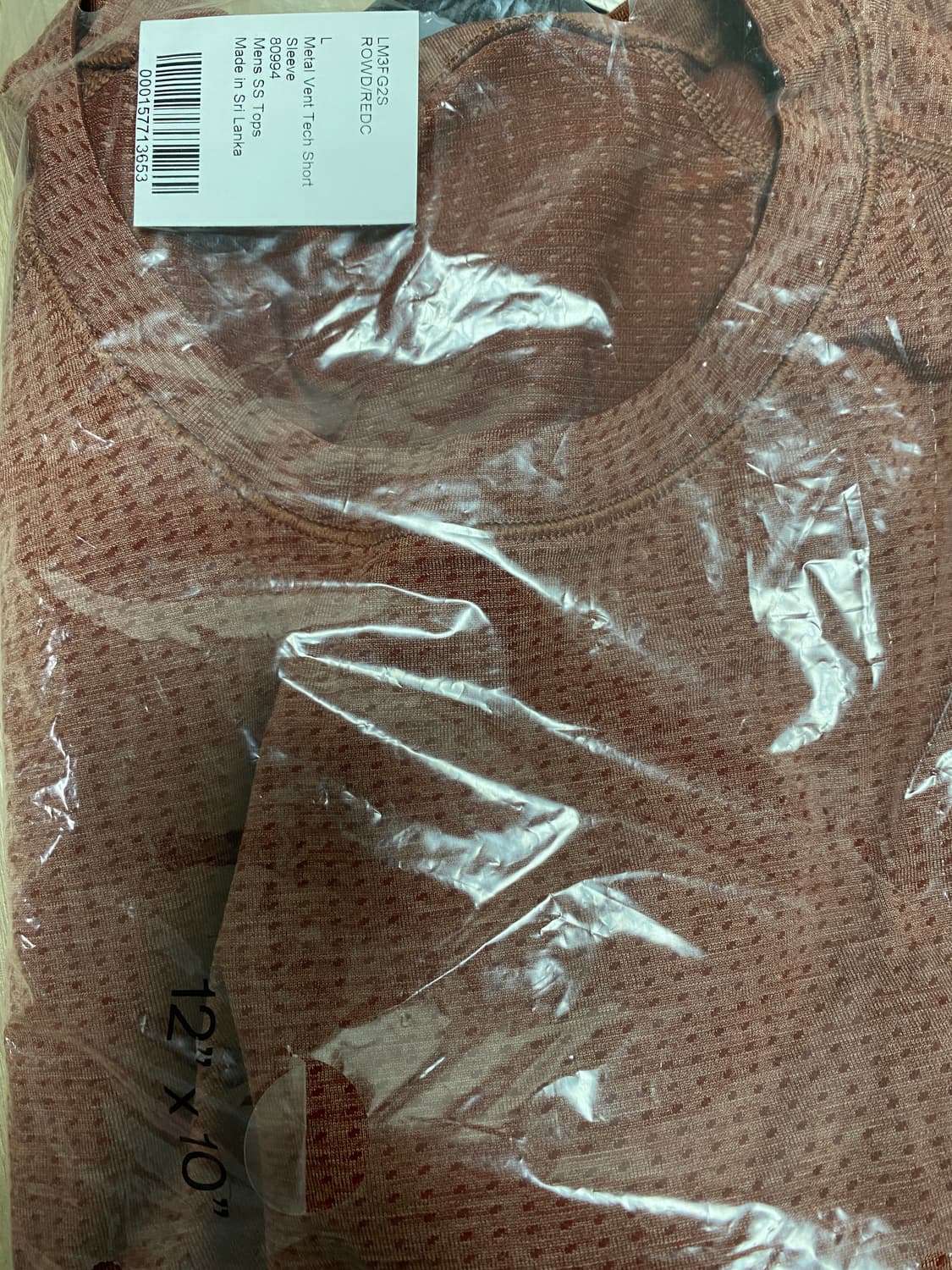 [L] 룰루레몬 메탈 벤트 테크 반팔티 록우드 레드클레이 새상품 상품이미지3