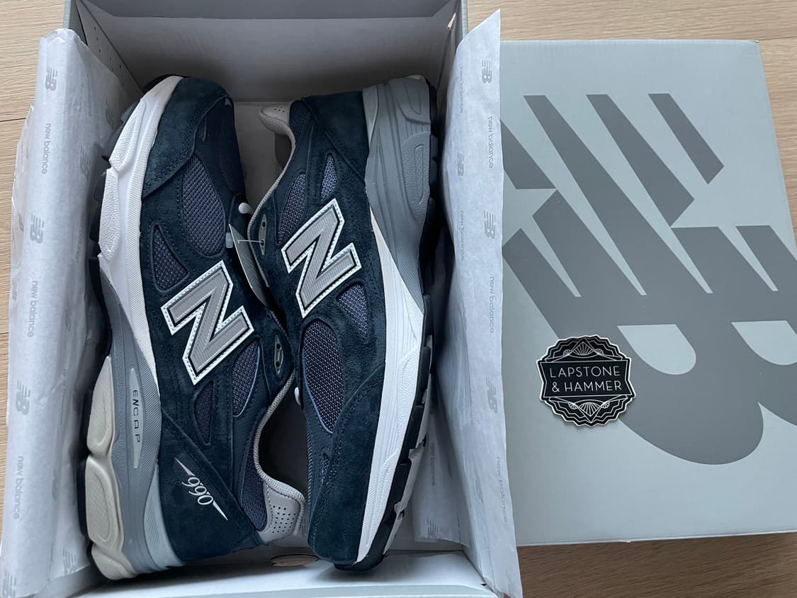 뉴발란스 990v3 네이비 290 새상품 상품이미지5