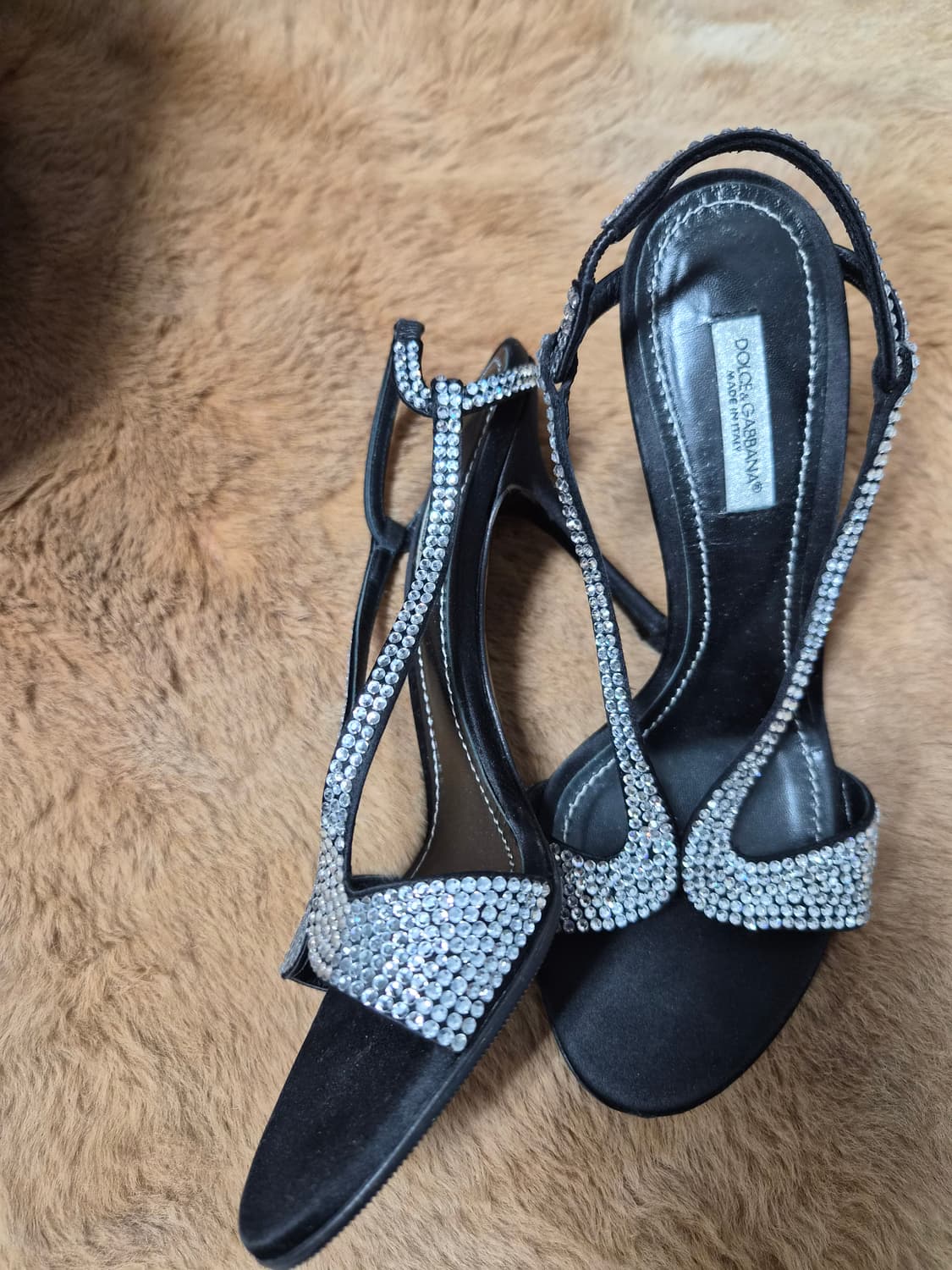 돌체앤가바나 큐빅 샌들힐 상품이미지3