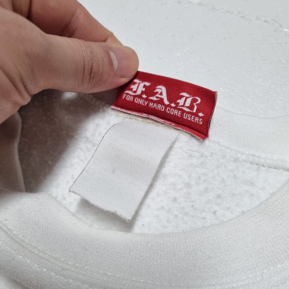 90S F.A.B 고딕 레터링 맨투맨 - M 상품이미지10