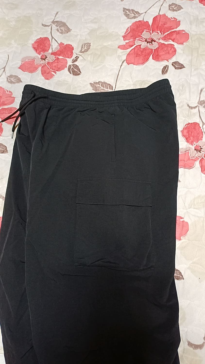 코드그라피 얇은나일론 와이드카고팬츠 XL 기장109 상품이미지5