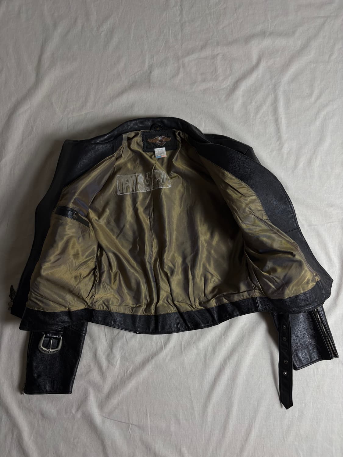 Harley Davidson USA 할리데이비슨 천연가죽자켓 L 상품이미지3