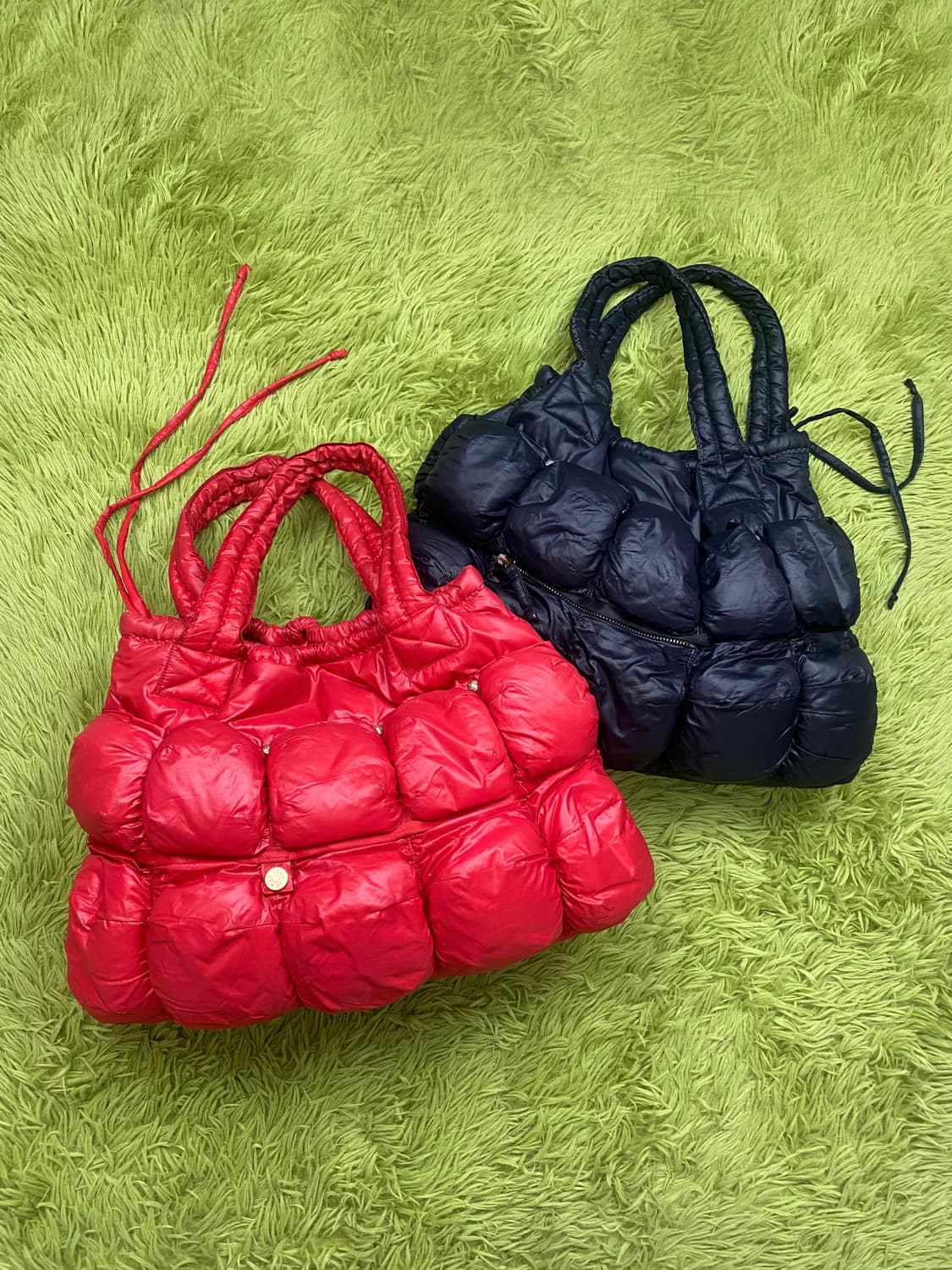 2000s 마리떼 프랑소와 저버 버블 푸퍼 포카츄 백 상품이미지2