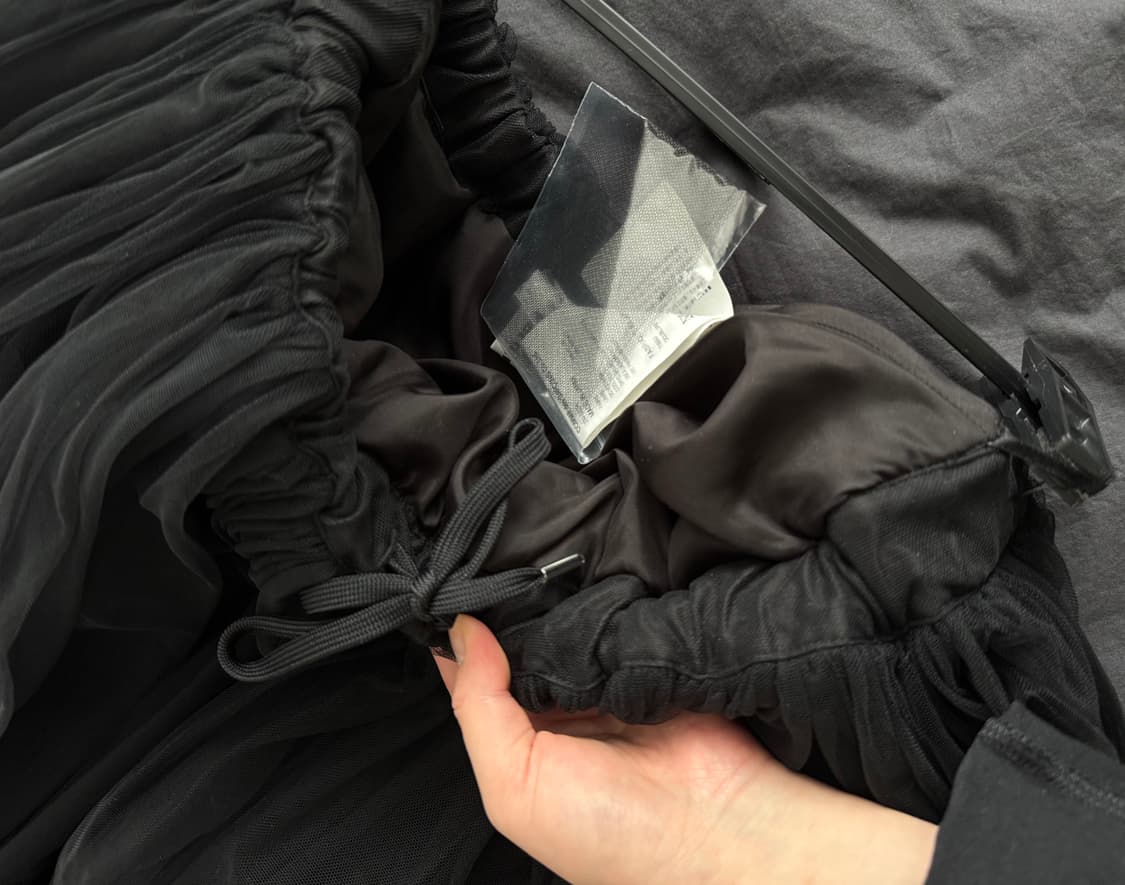 (결제중!!)느와케이니노미야 24AW Tulle Skirt (블랙 L) 상품이미지5