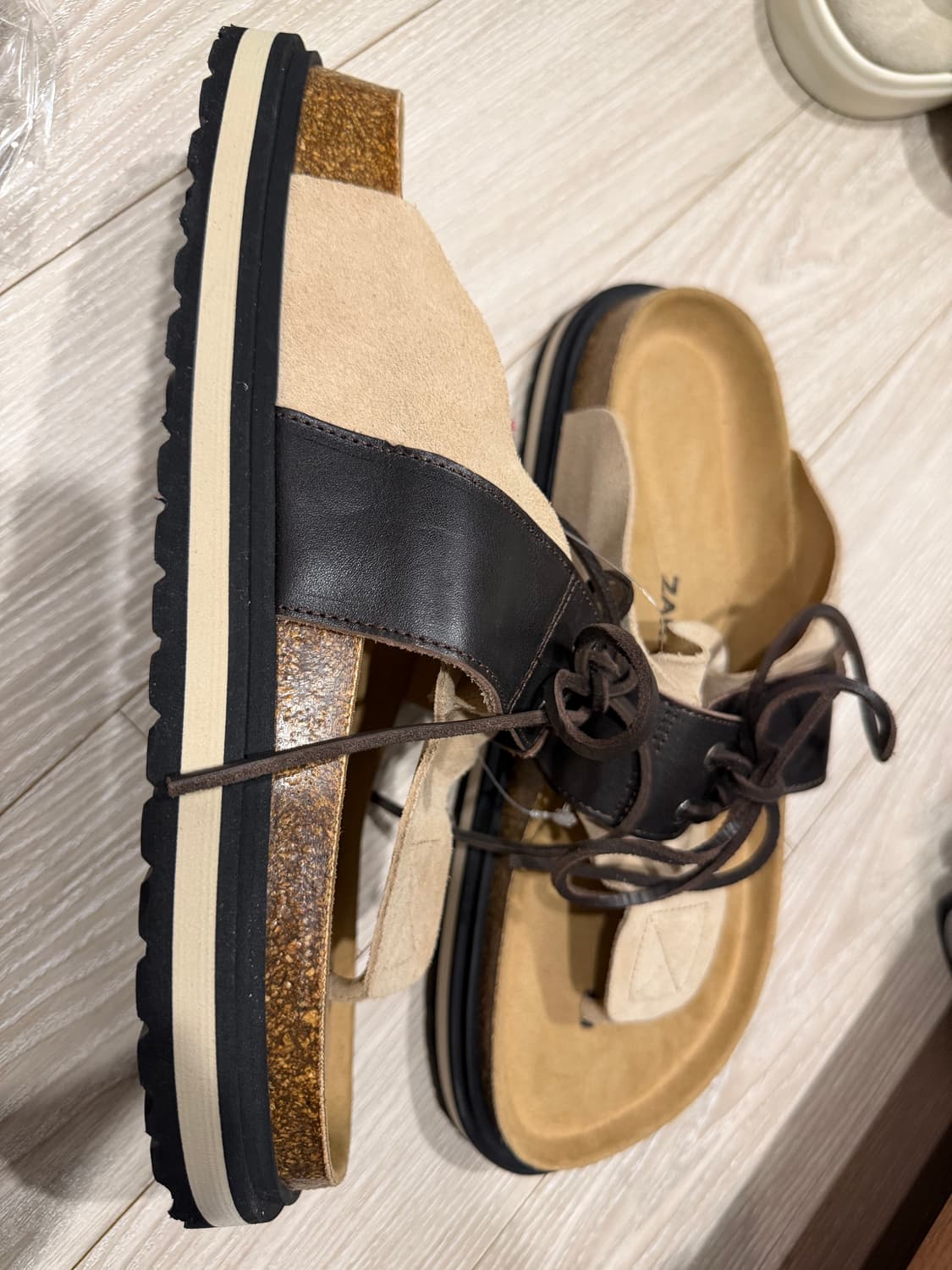 자라 SRPLS 레더 스트랩 버켄스탁 상품이미지5