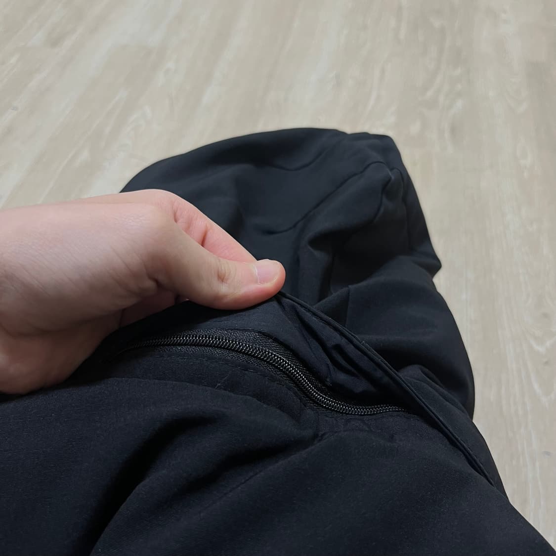 디스커버리 구스다운 오리지널 로고 롱패딩 후드지업 자켓 90 상품이미지9