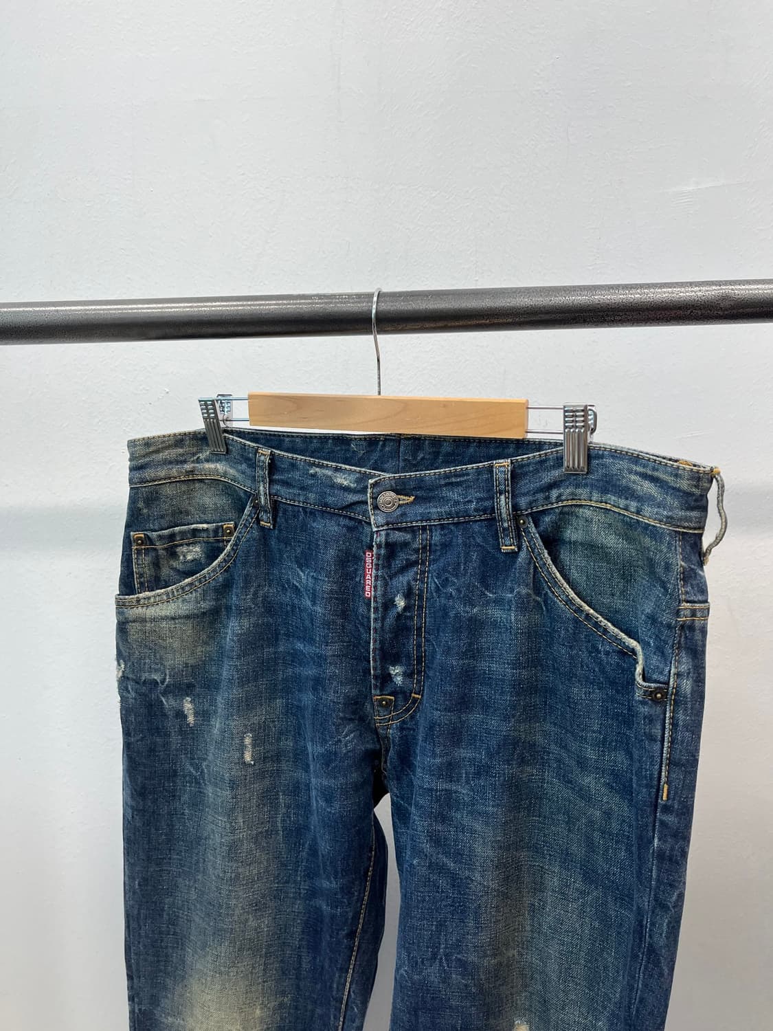 37) 디스퀘어드 셀비지 워싱진  상품이미지2