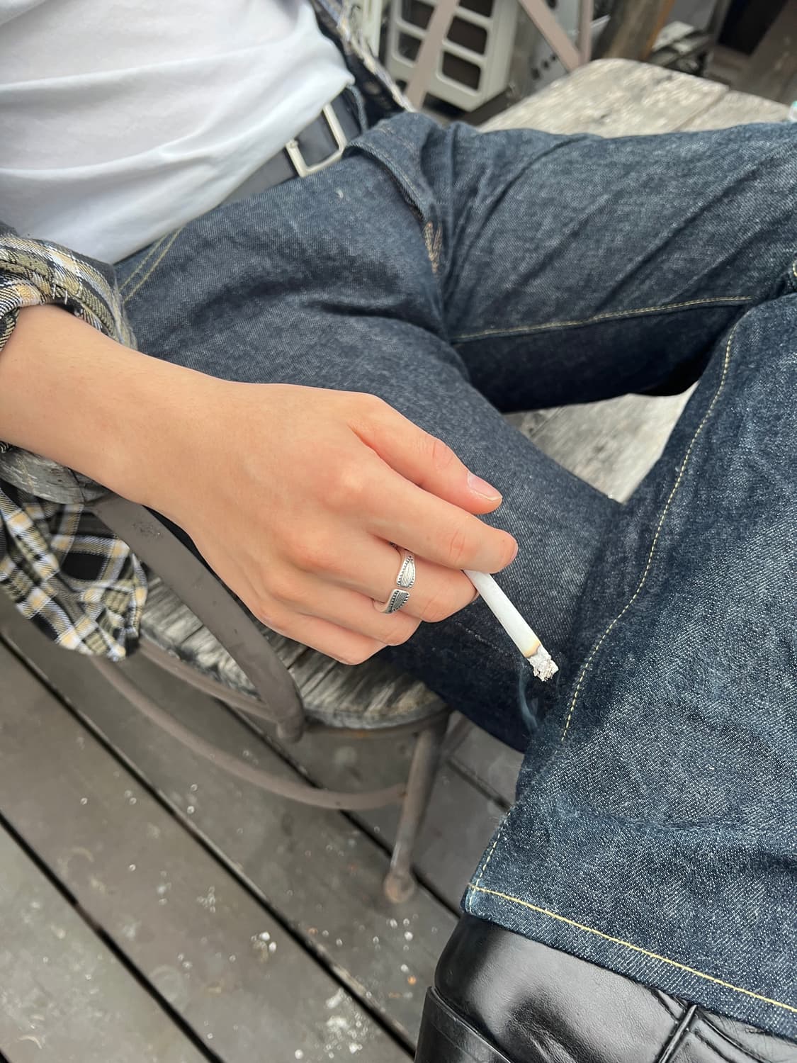 실버925 네이티브 인디언 반지 오픈 링 상품이미지6